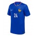 Camisa de Futebol França Ibrahima Konate #24 Equipamento Principal Europeu 2024 Manga Curta